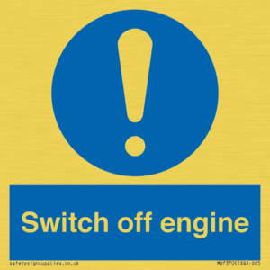MV7370: Switch off engine