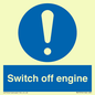 MV7370: Switch off engine
