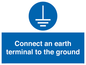 MV7514: Connect an earth terminal to the ground
