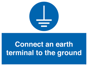 MV7514: Connect an earth terminal to the ground