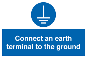 MV7514: Connect an earth terminal to the ground