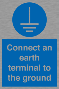 MV7514: Connect an earth terminal to the ground
