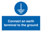 MV7514: Connect an earth terminal to the ground