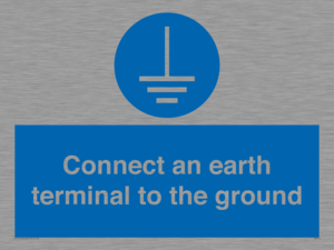 MV7514: Connect an earth terminal to the ground