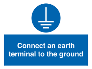 MV7514: Connect an earth terminal to the ground
