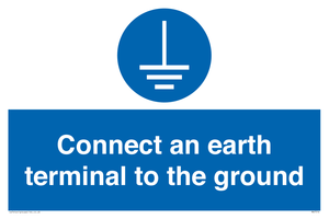 MV7514: Connect an earth terminal to the ground