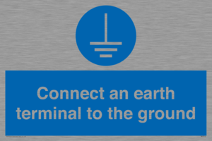 MV7514: Connect an earth terminal to the ground