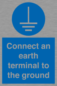 MV7514: Connect an earth terminal to the ground