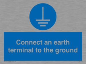 MV7514: Connect an earth terminal to the ground