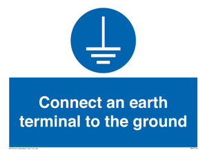 MV7514: Connect an earth terminal to the ground