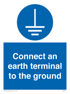 MV7514: Connect an earth terminal to the ground