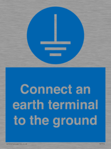 MV7514: Connect an earth terminal to the ground