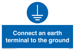 MV7514: Connect an earth terminal to the ground