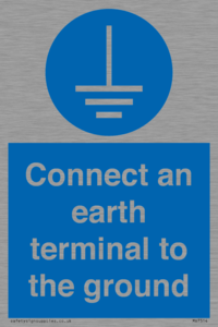 MV7514: Connect an earth terminal to the ground