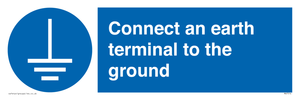 MV7514: Connect an earth terminal to the ground