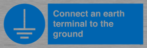 MV7514: Connect an earth terminal to the ground