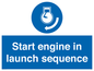 MV7521: Start engine in launch sequence