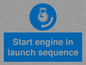 MV7521: Start engine in launch sequence
