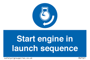 MV7521: Start engine in launch sequence