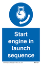 MV7521: Start engine in launch sequence