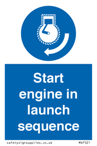MV7521: Start engine in launch sequence
