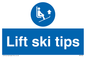 MV7522: Lift ski tips