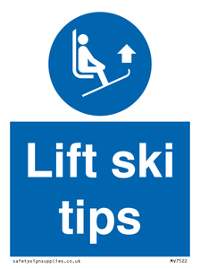 MV7522: Lift ski tips