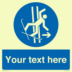 MV7531: Custom Immediately leave the tow-track in the event of falling