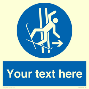 MV7531: Custom Immediately leave the tow-track in the event of falling