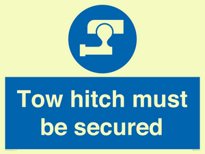 MV7587: Tow hitch must be secured
