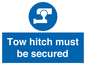 MV7587: Tow hitch must be secured