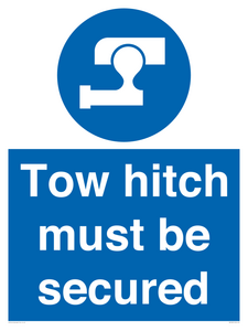 MV7587: Tow hitch must be secured