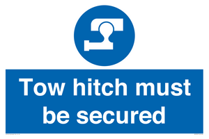 MV7587: Tow hitch must be secured