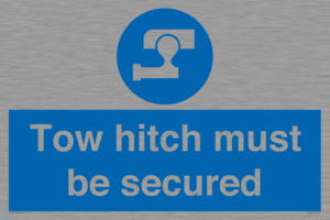 MV7587: Tow hitch must be secured