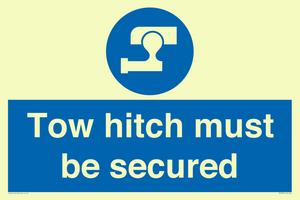 MV7587: Tow hitch must be secured
