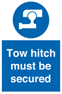 MV7587: Tow hitch must be secured
