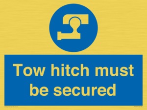 MV7587: Tow hitch must be secured