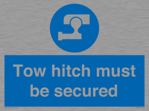 MV7587: Tow hitch must be secured