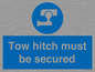 MV7587: Tow hitch must be secured