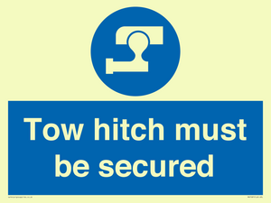 MV7587: Tow hitch must be secured