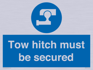 MV7587: Tow hitch must be secured