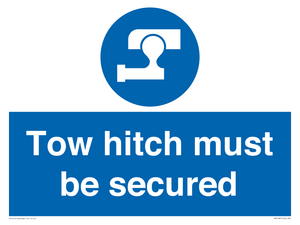 MV7587: Tow hitch must be secured