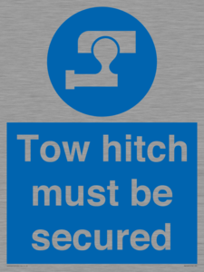 MV7587: Tow hitch must be secured