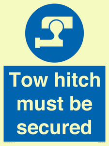 MV7587: Tow hitch must be secured