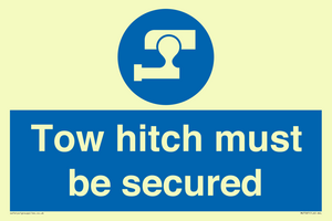 MV7587: Tow hitch must be secured