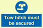 MV7587: Tow hitch must be secured