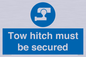 MV7587: Tow hitch must be secured