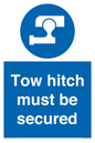 MV7587: Tow hitch must be secured