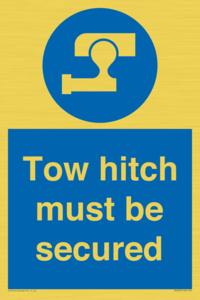 MV7587: Tow hitch must be secured