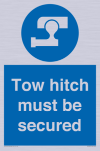 MV7587: Tow hitch must be secured
